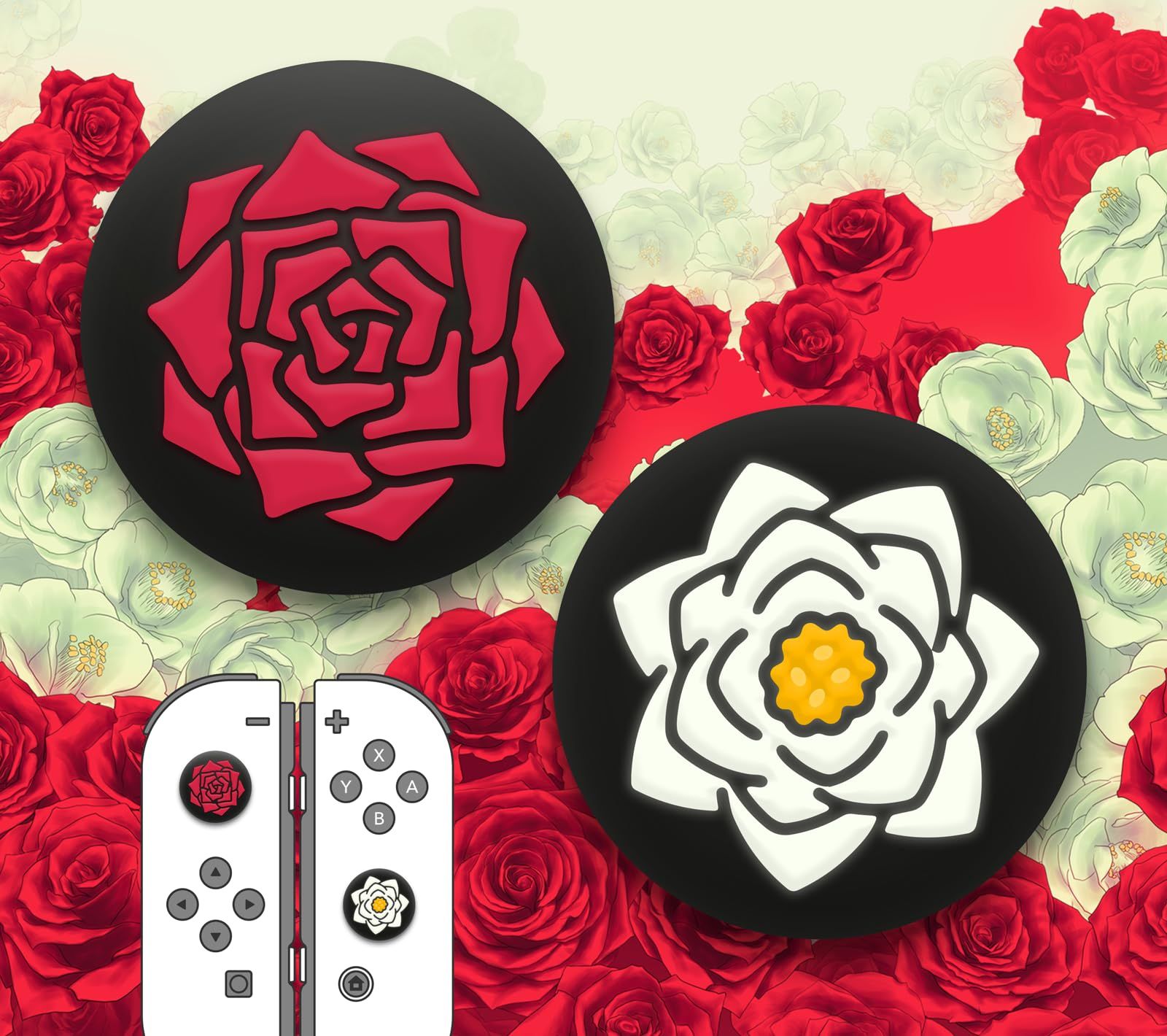 薔薇と椿 お豪華絢爛版 -Switch 特典 お表裏ジャケット お取扱説明書 同梱 無し