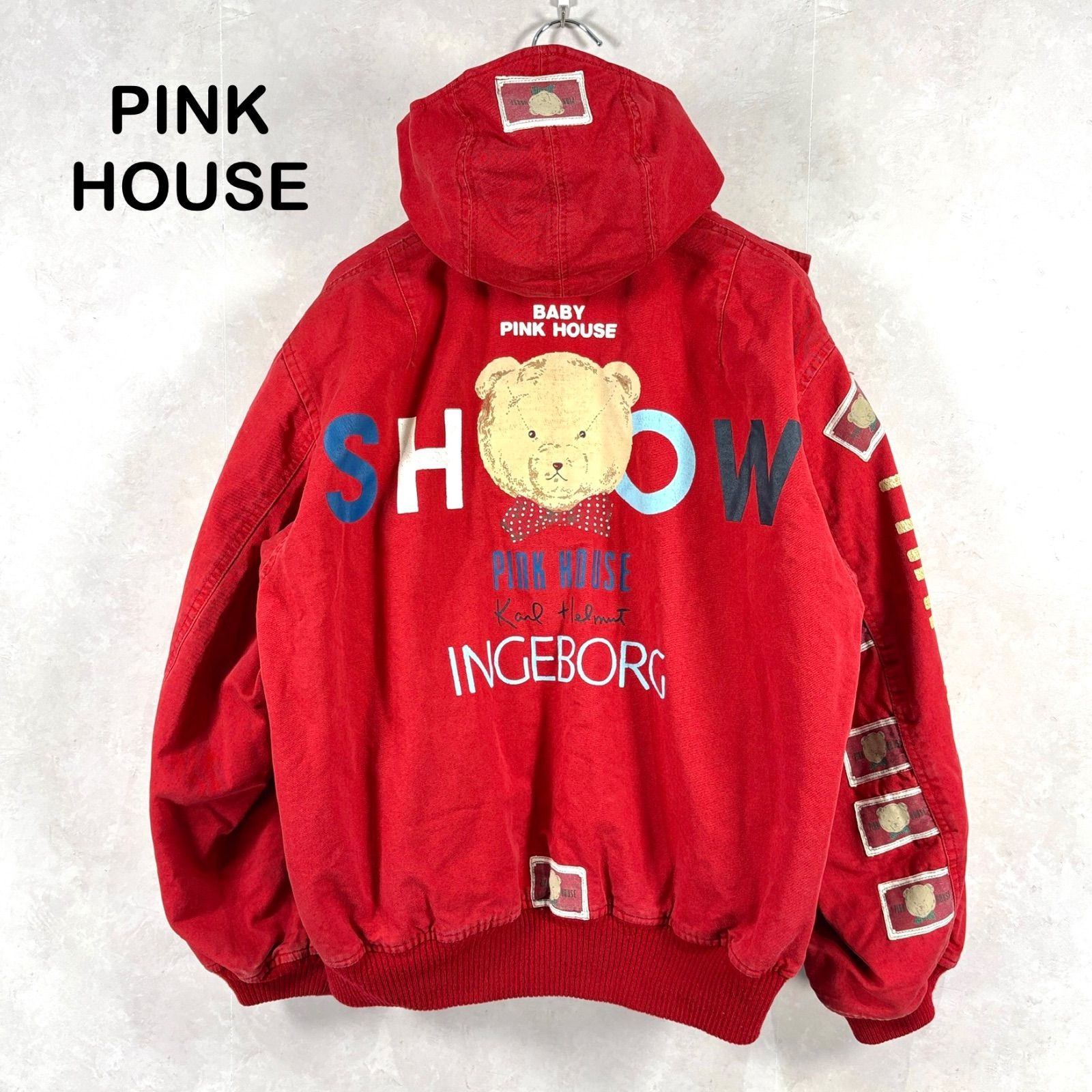 【ヴィンテージ】PINK HOUSE ブルゾンジャケット 90’s 90s PINK HOUSE INGEBORG ピンクハウス インゲボルグ レア レトロ