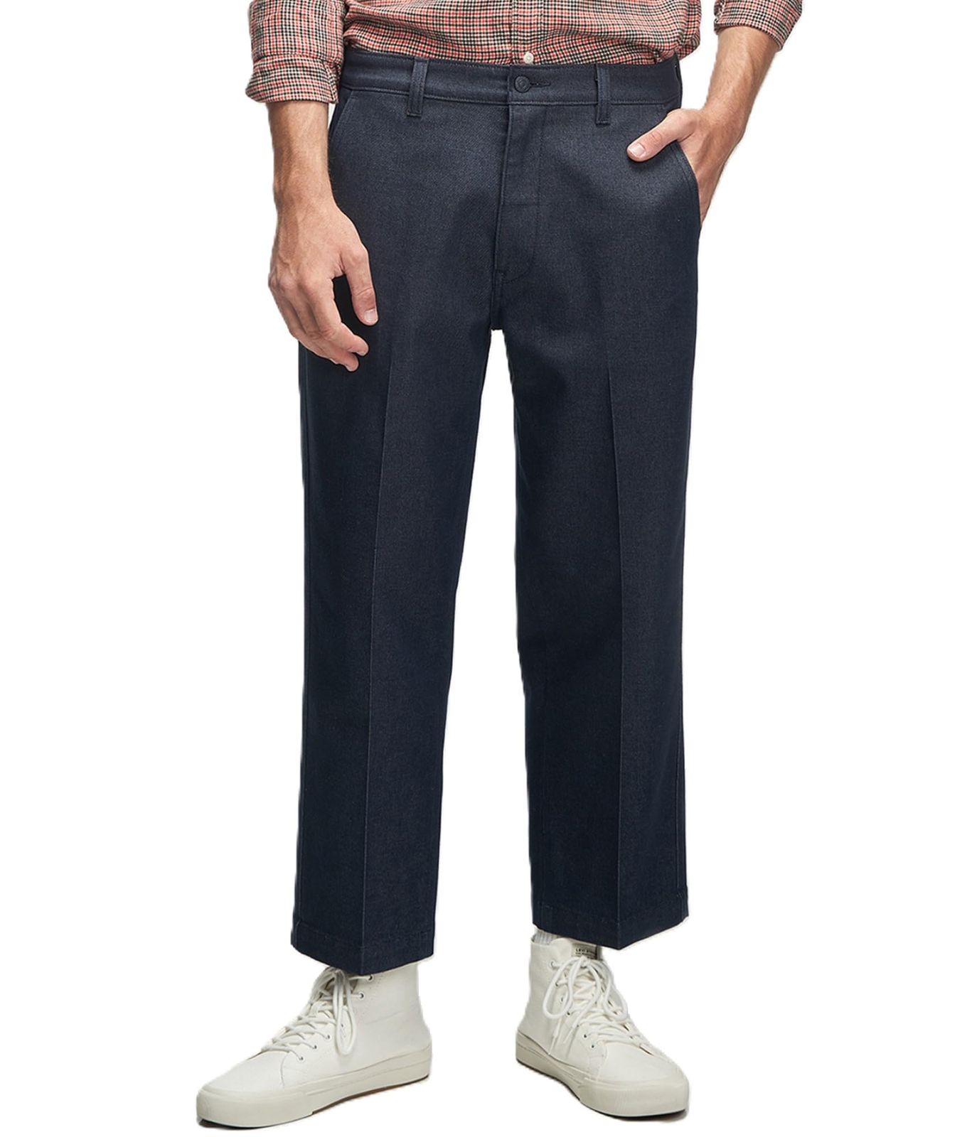 Levi s リーバイス チノパンSTA PREST ワイドレッグ クロップドチノパン メンズ SP RINSE DENIM 30 W