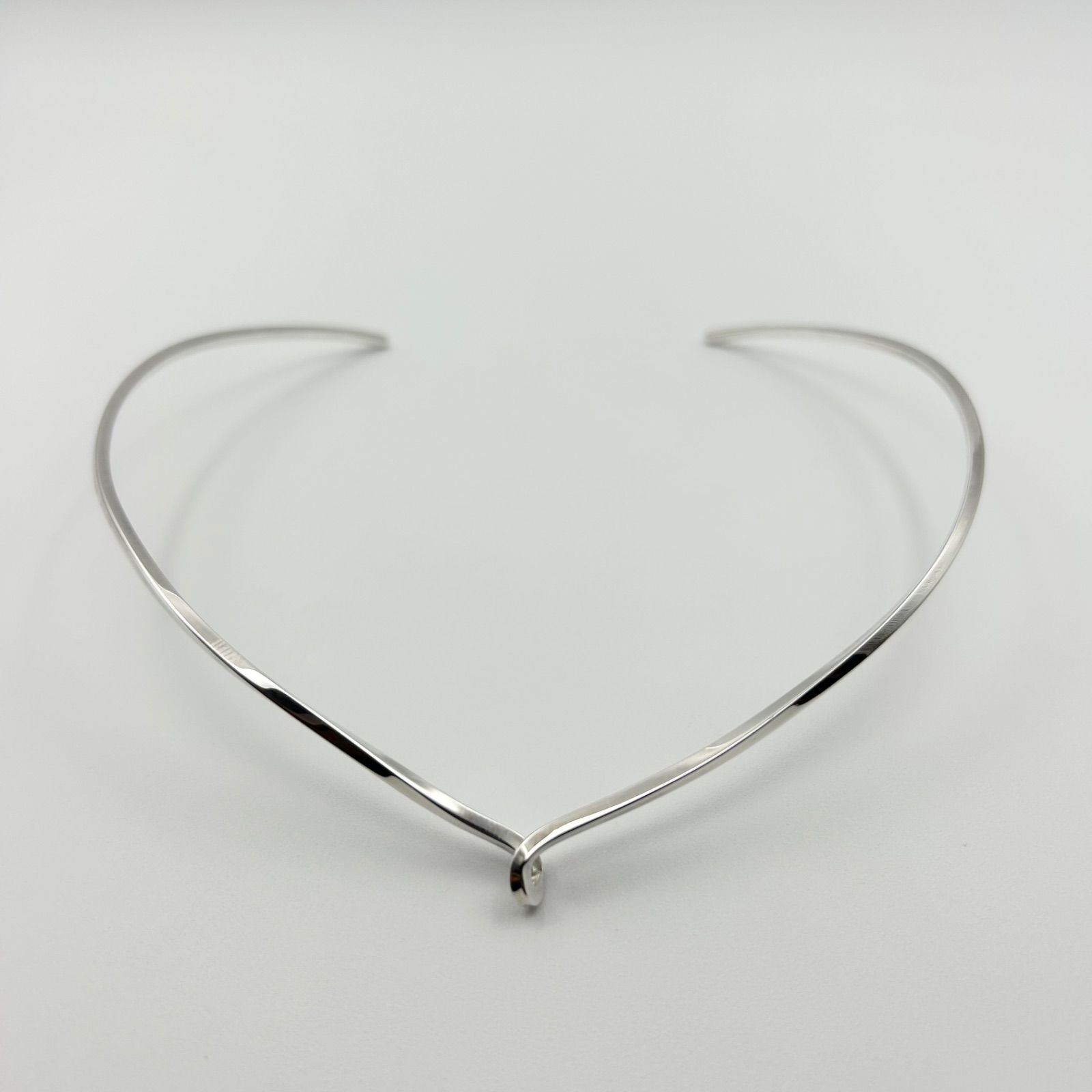 ヴィンテージ品 Calvin Klein カルバンクライン チョーカー 925 S シルバー ネックレス デザイン