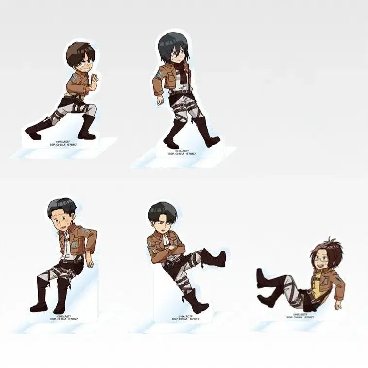 進撃の巨人 一番くじ H賞 アクリルスタンドグッズ リヴァイ ハンジ エレン ミカサ