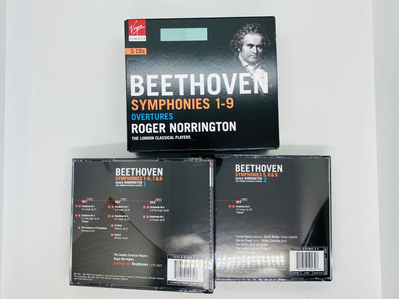 5CD ベートーヴェン 交響曲全集 ロジャー・ノリントン ロンドン