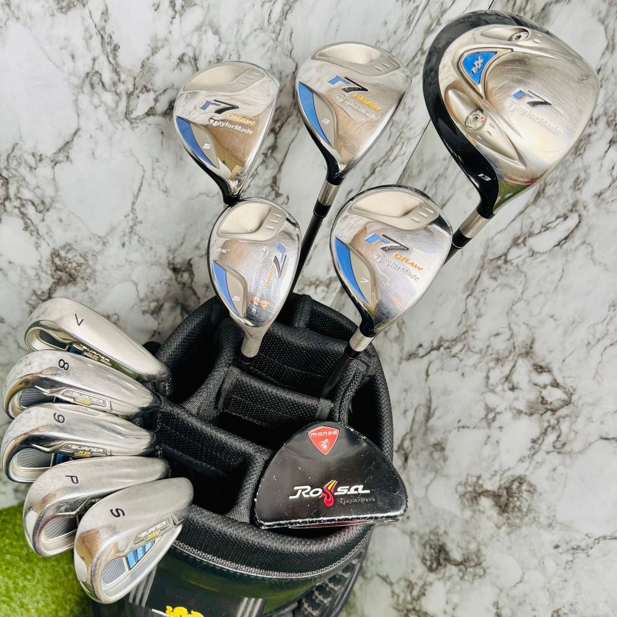 【豪華フルセット】　テーラーメイド　バーナー　r7 レディースゴルフクラブ CB無し】テーラーメイド r7&バーナー レディースゴルフセット 11本 L