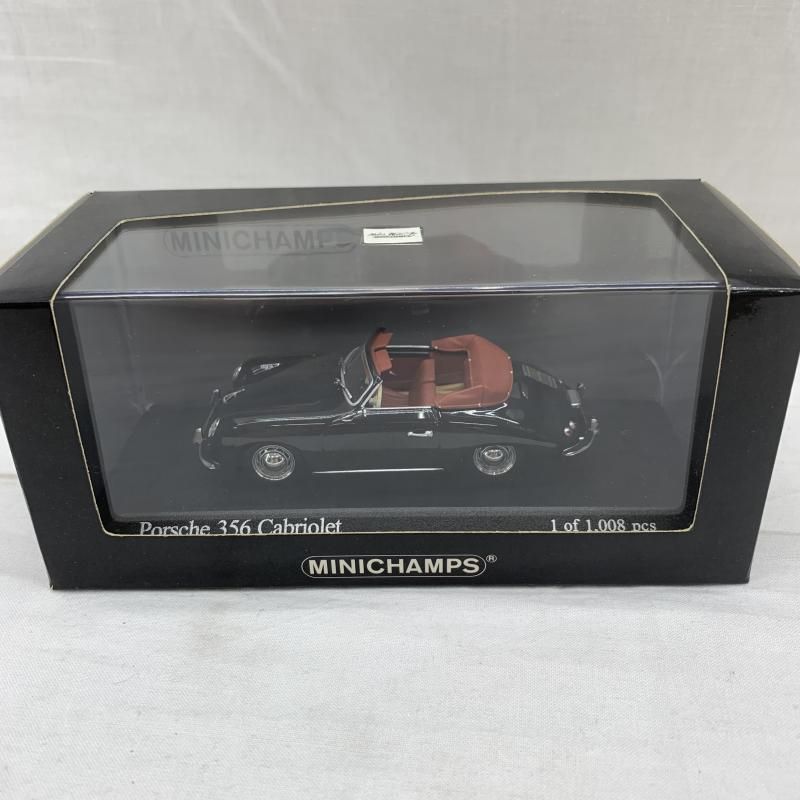 1 43 MINICHAMPS Porsche 356 カブリオレ 1954 ブラック 91