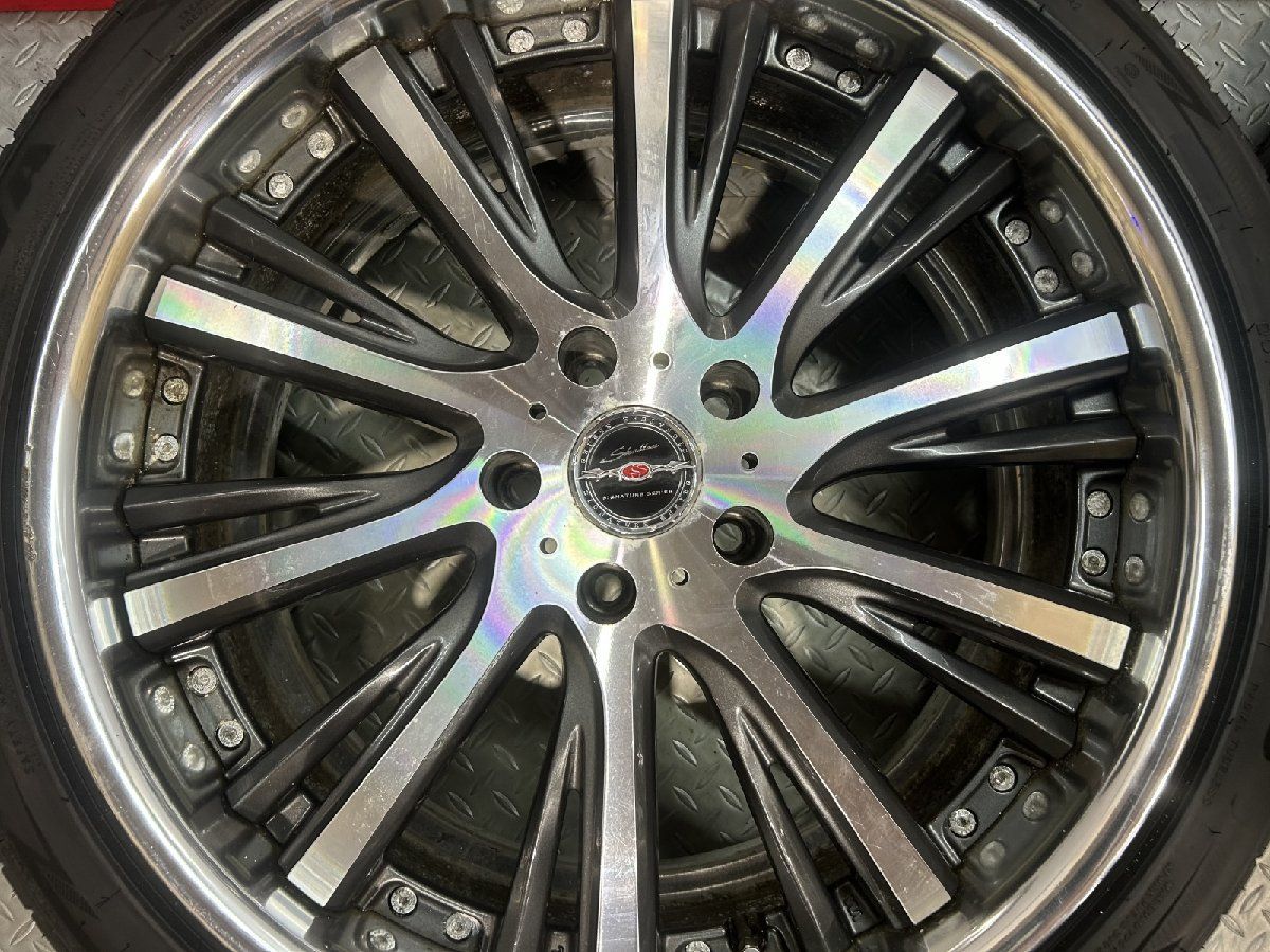 タイヤ走行短め MINERVA 245 40 ZR 20 夏タイヤ 共豊 シャレン XK 87 20インチ 3 32 22年製 深リム アルファード等 KTK 629