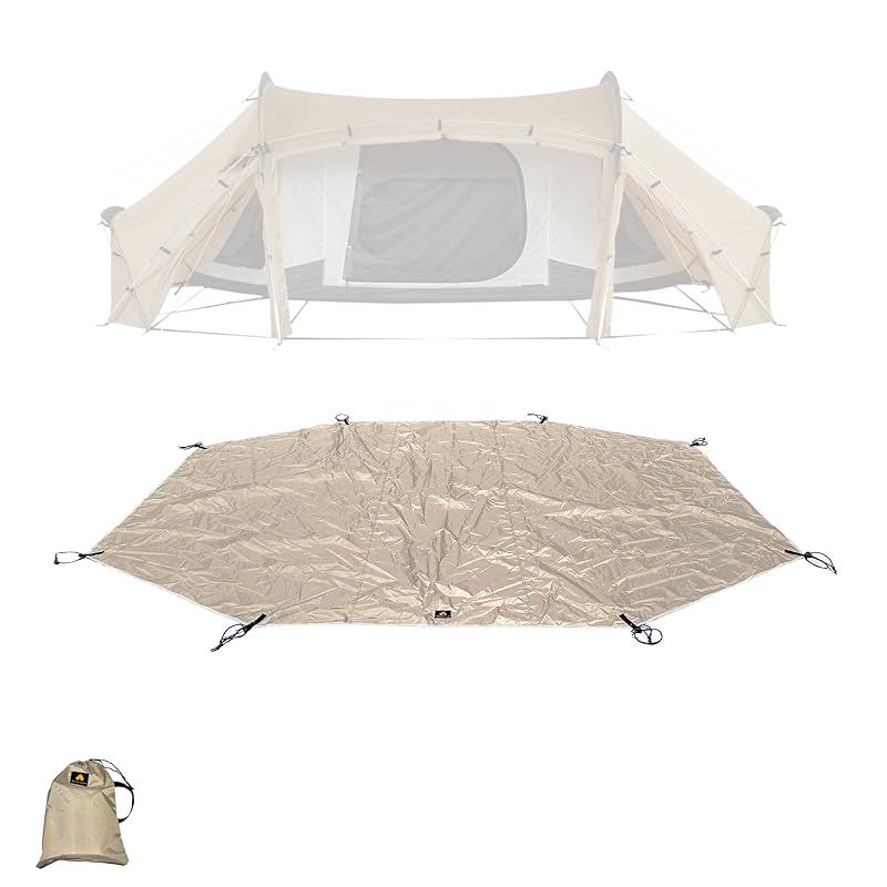 MECH CAMP グランドシート テントアクセサリ テントシート 防水シート フットプリント ハトメつき 収納袋付き アウトドア キャンプ テント本体は含まれません ゼインアーツ OKITOMA-2 オキトマ2 全面用