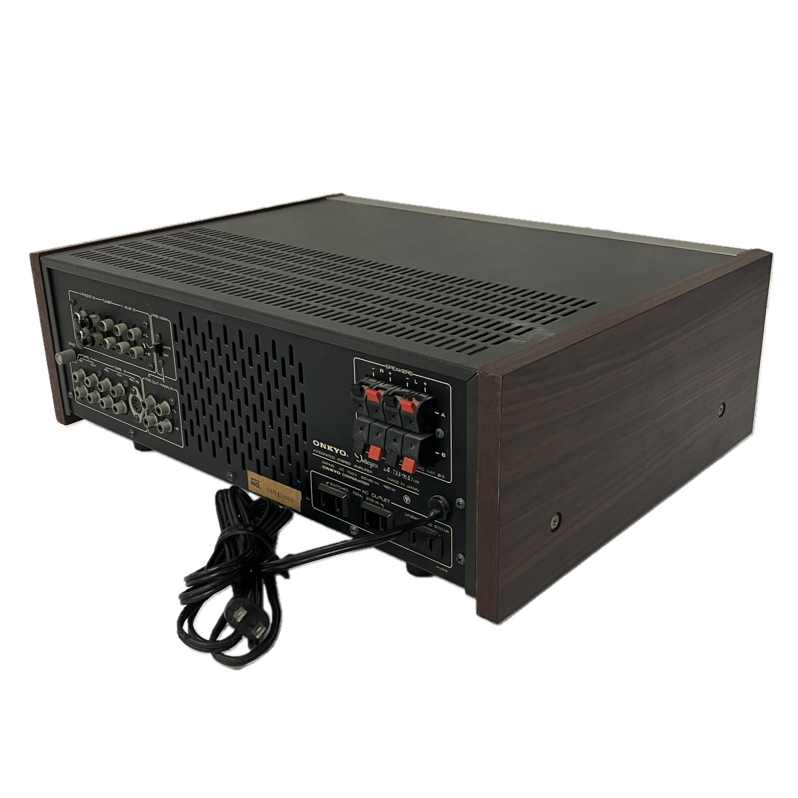 ONKYO オンキョー Integra A-733NII プリメインアンプ 音響機材 オーディオ ジャンク S10583398