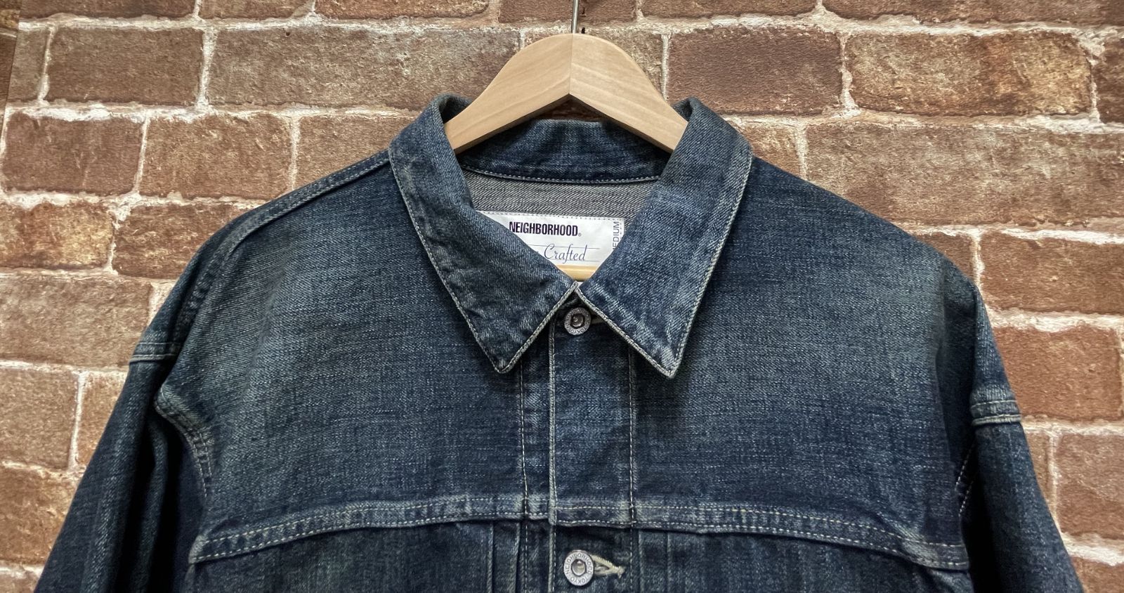 NEIGHBORHOOD ネイバーフッド 25SS 251XBNH-JKM02 WASHED DENIM TYPE-2 JACKET ウォッシュド デニム ジャケット インディゴ ブルー _68