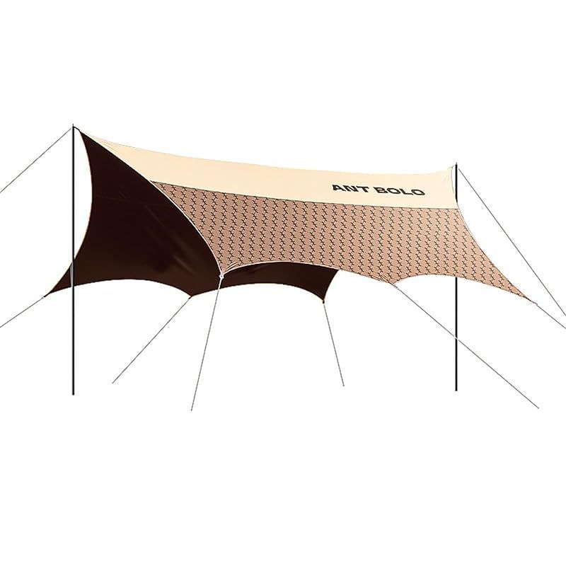 オクタゴン ターポリン 450 x 450 cm ブラックコーティング 210D