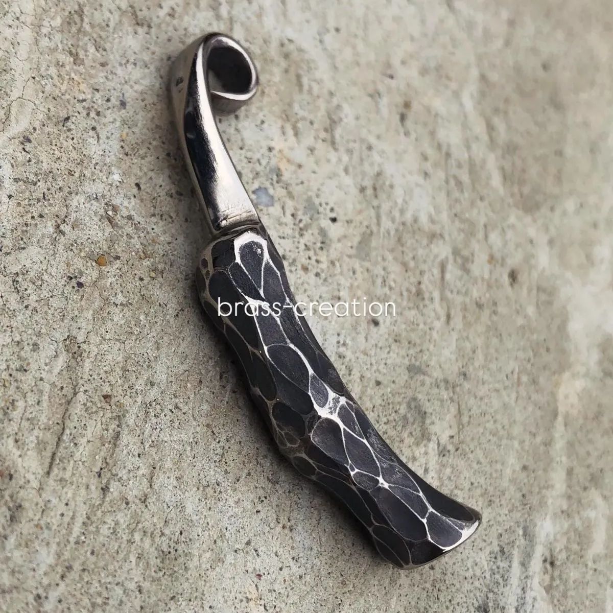 titanium pendants top dragon finger 純チタン製 龍の指 龍の爪 ペンダントトップ