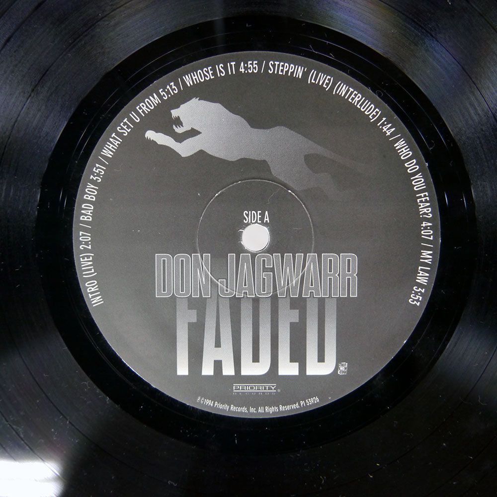 US盤 DON JAGWARR/FADED/PRIORITY P153926 LP - メルカリ