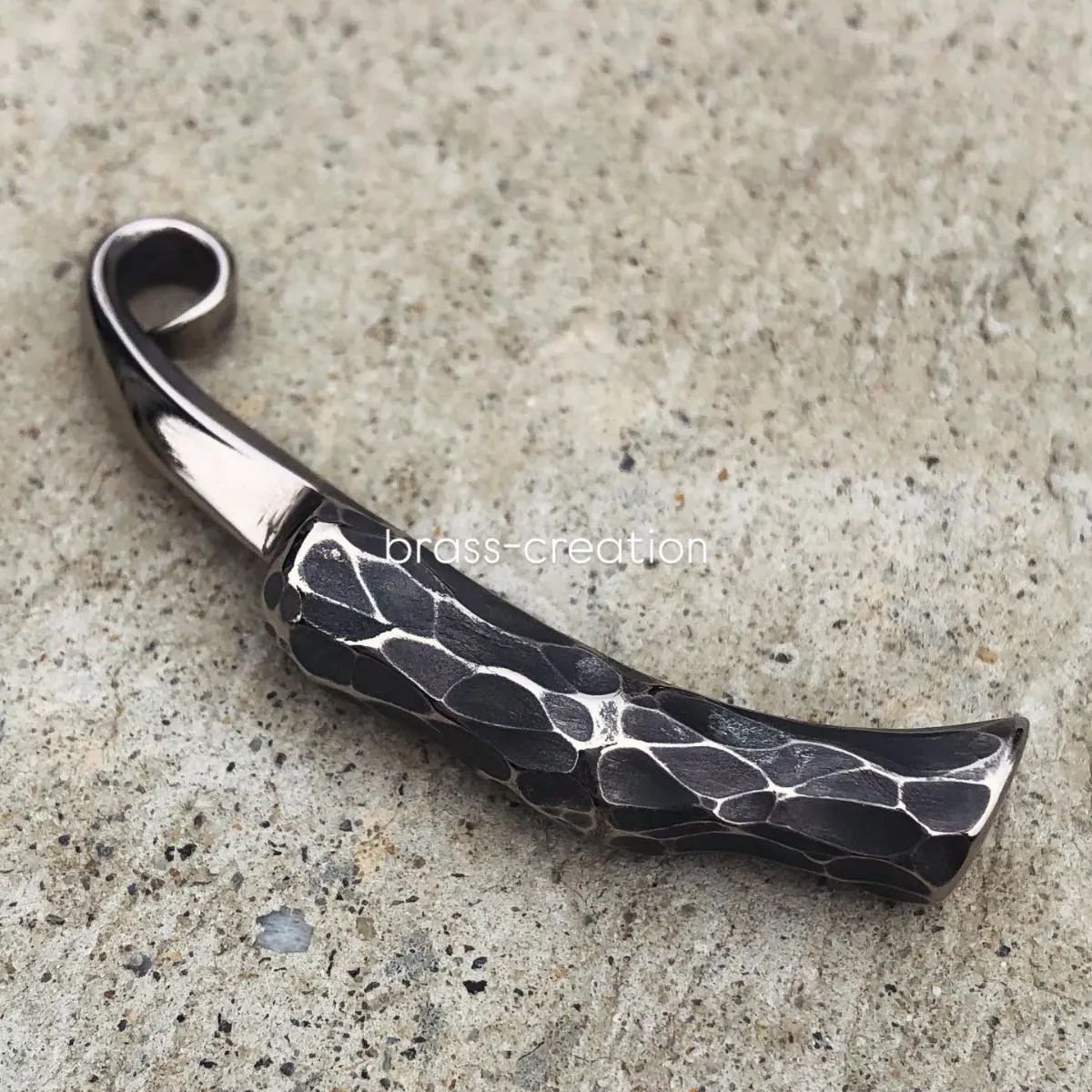titanium pendants top dragon finger 純チタン製 龍の指 龍の爪 ペンダントトップ
