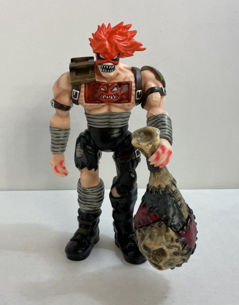 メディコム トイ HELL BANKER IN GOD WE TRUST HELL BANKER 薄橙色成形 髪オレンジ