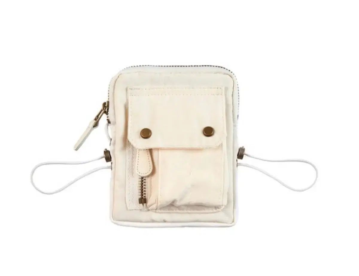 KIJUN キジュン 標準 ミニバック 白 シャーリングバッグ アイボリー ミニ クロスバック