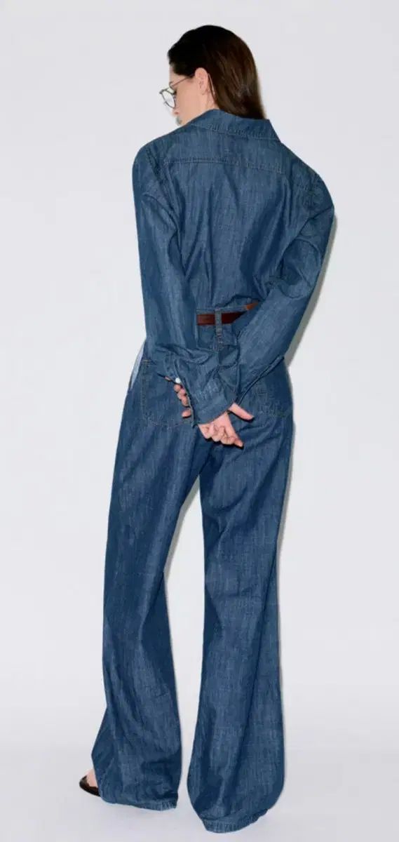 ムーンツ ワイド デニム パンツ セットアップ