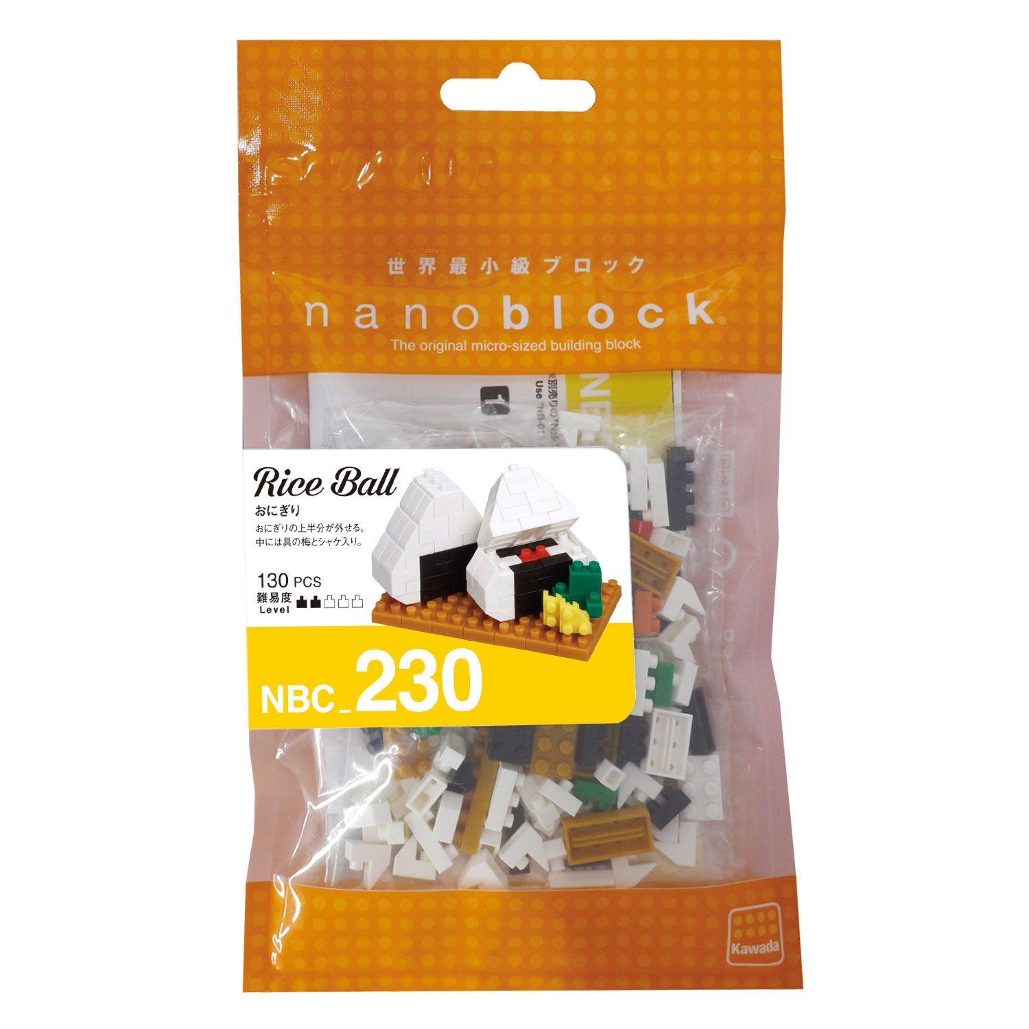 nanoblock カワダ Kawada おにぎり 56ｍｍx 37ｍｍx 32ｍｍ NBC_230