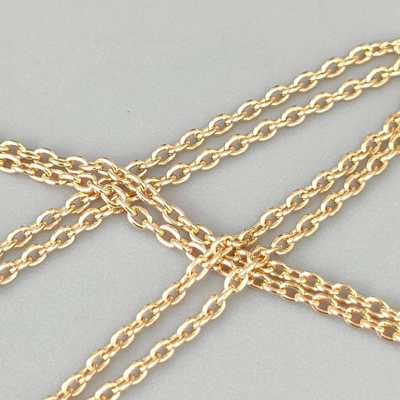 新品　k18約6cm スライドアジャスター 18金 K18 男女兼用 スライド式アジャスター ネックレス 1.73g 45