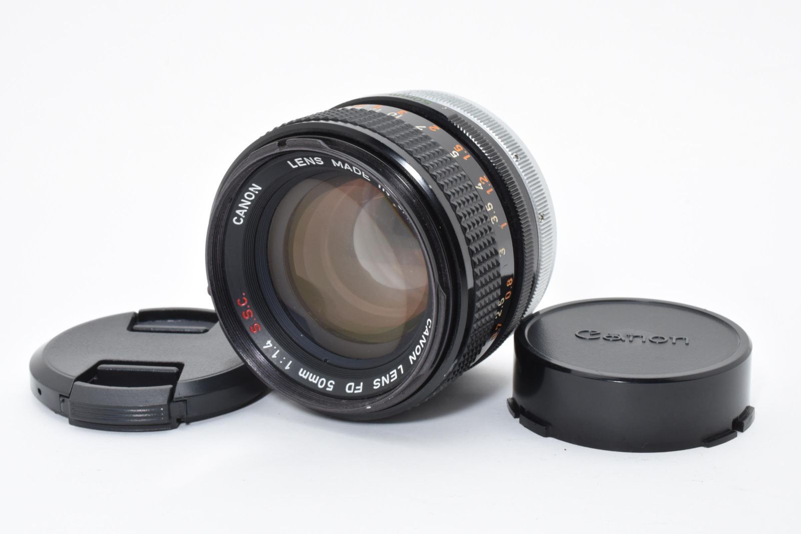 良品】Canon／キヤノン FD 50mm F1.4 S.S.C 単焦点オールドレンズ MF 