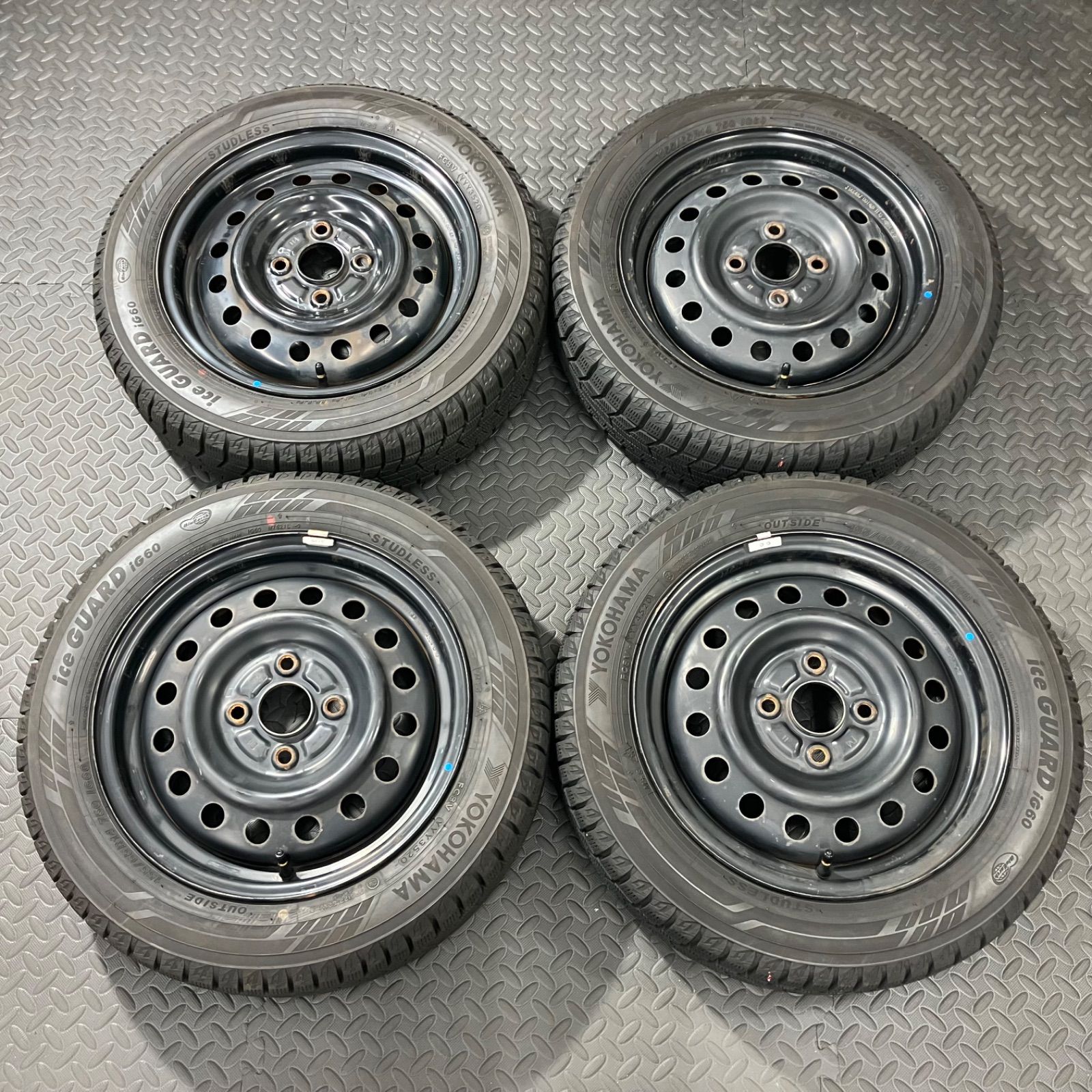 20年製 155 65 R 14 ヨコハマ アイスガードIG 60 ダイハツ タント ムーヴ ミラ コンテ スタッドレスタイヤ 3509