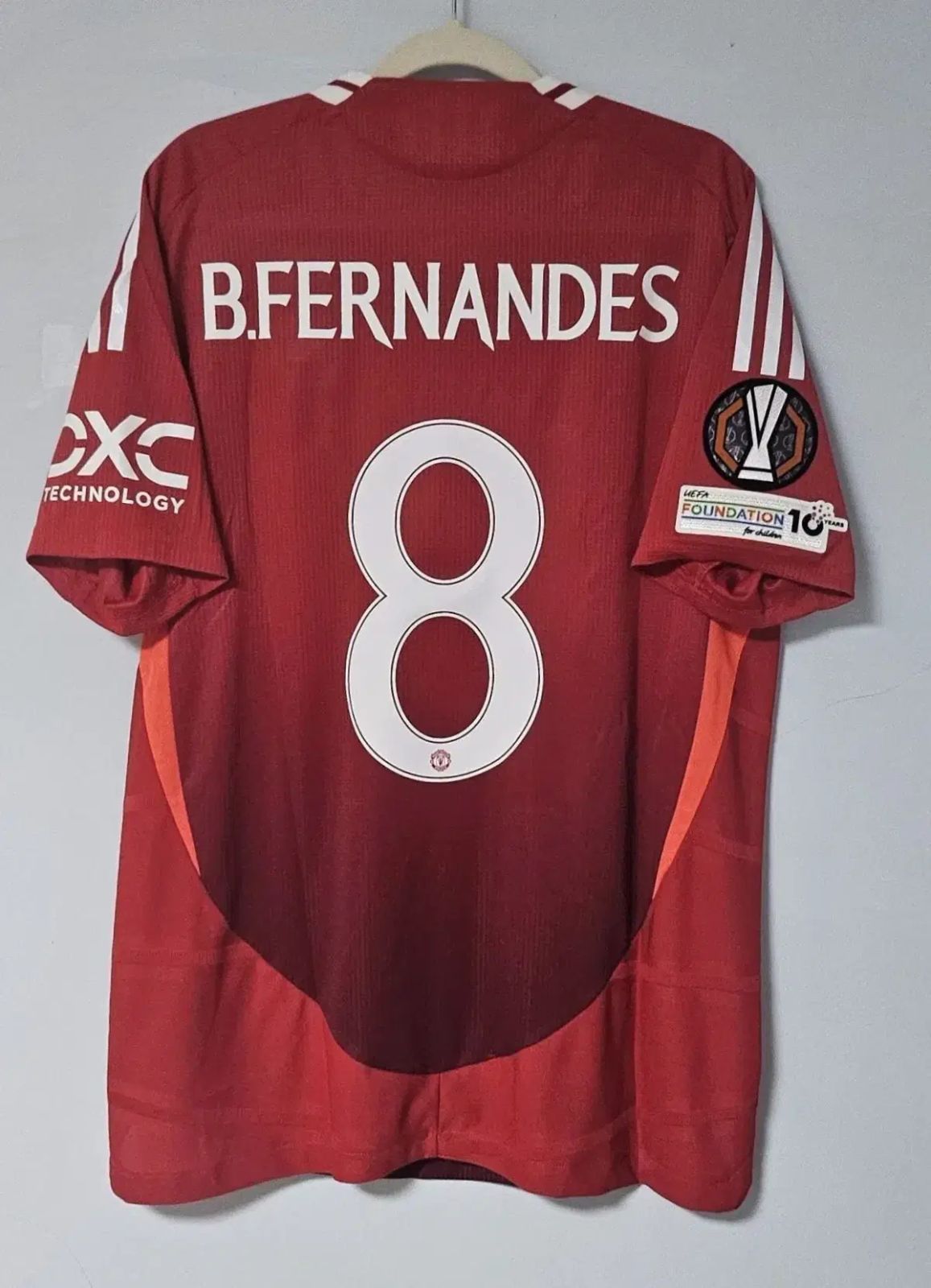 海外L 24-25 マンチェスターユナイテッド HOME アセンティック BRUNO FERNANDES ヨーロッパ 決勝ver