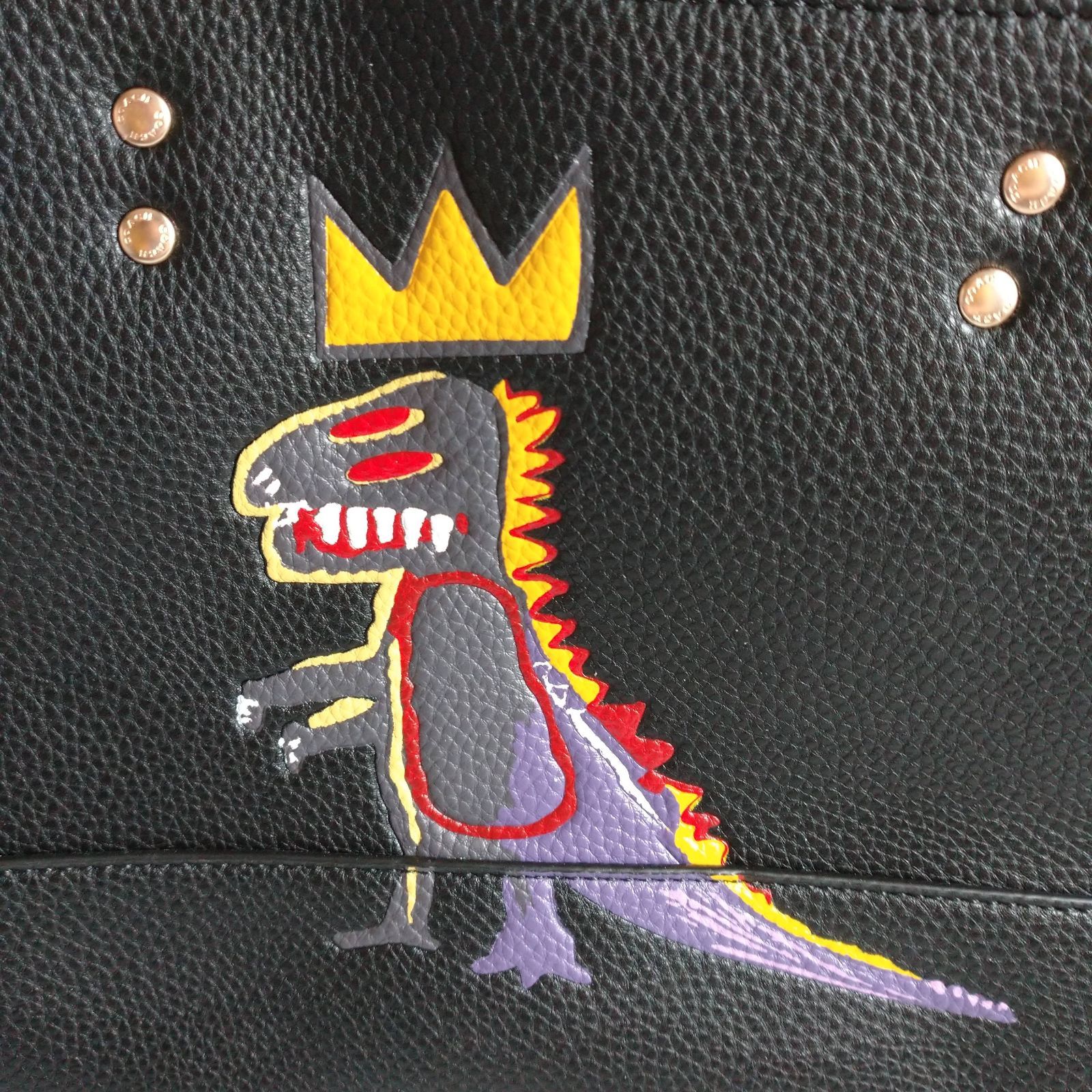 新品未使品】COACH バスキア トートバッグ 黒 C5661 - メルカリ