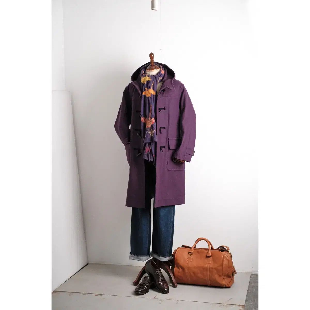 インバーティアー マラリウス Mallalieus ロング ダッフル コート 40サイズ