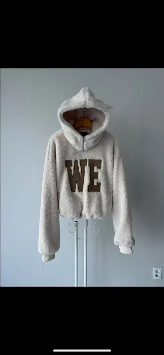 シープスキンスウェットフリースパーカーTシャツボアハーフジップパーカーQUEEN