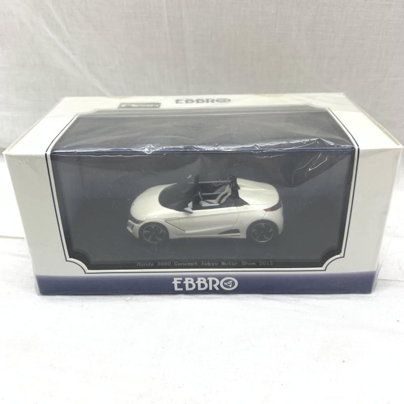 中古】1/43 エブロ Honda S660 Tokyo Motor Show 2013 RESIN (Pearl