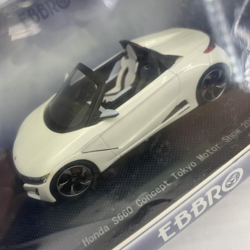 中古】1/43 エブロ Honda S660 Tokyo Motor Show 2013 RESIN (Pearl
