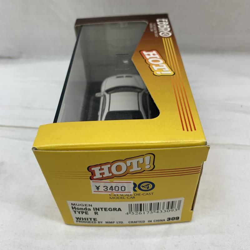  1 43 EBBRO MUGEN INTEGRA Type R DC 2 白 91 その他 ミニカー