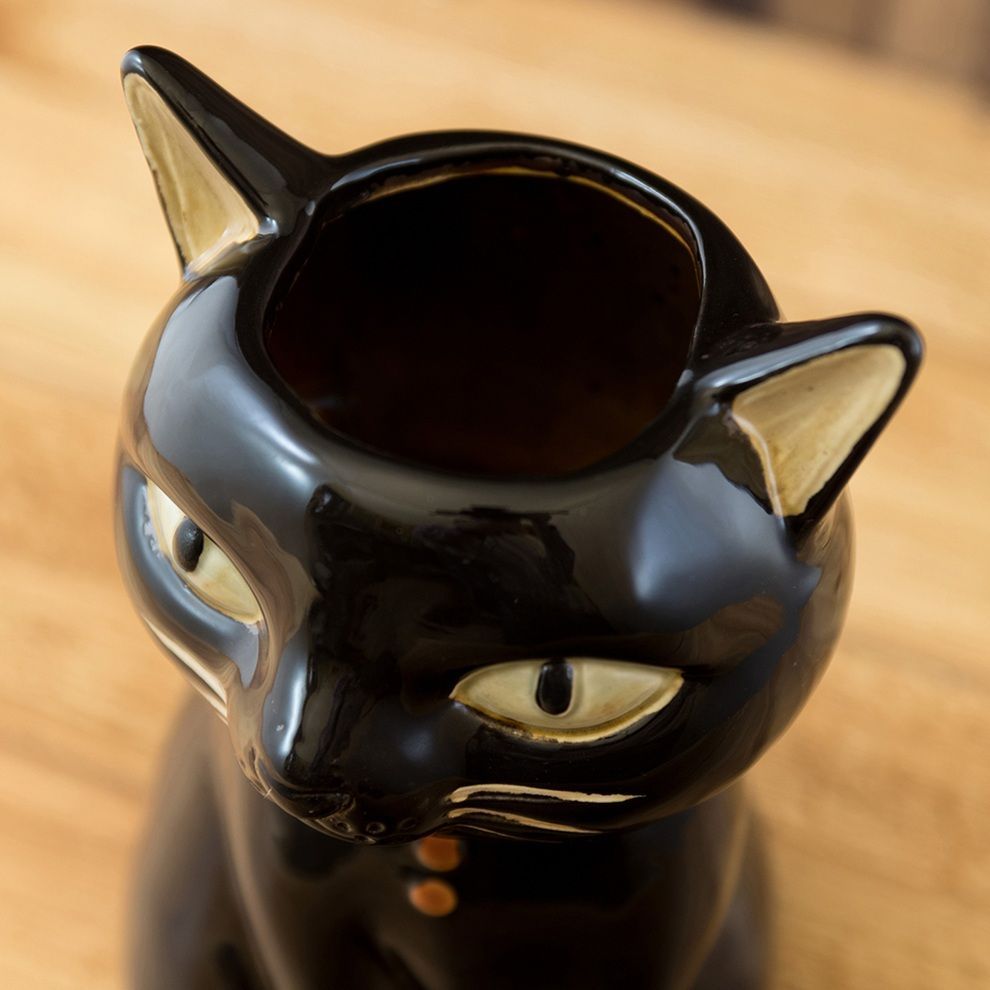 * vintage pot ❀ しろネコちゃんのいる グリーンのポット vintage pot ❀ しろネコちゃんのいる グリーンのポット * vintage pot