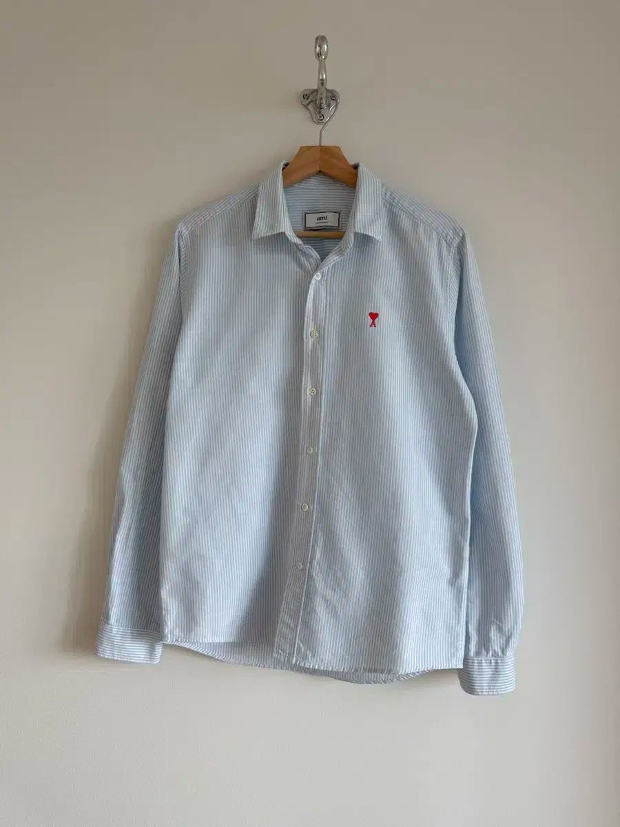 アミ ami ピンストライプ オックスフォード シャツ