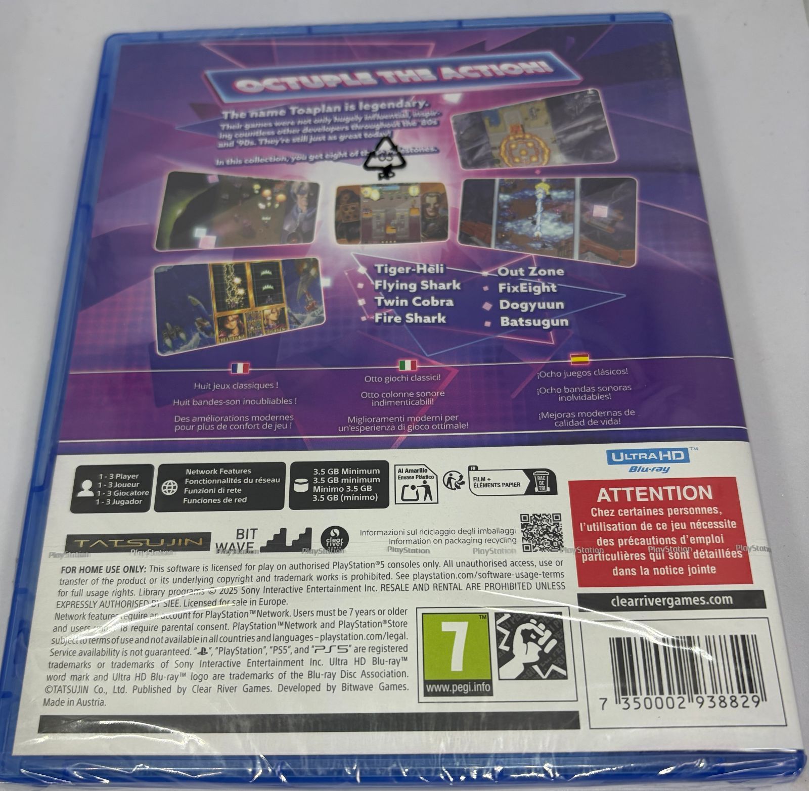 海外版 欧州版 Toaplan Arcade Collection Vol 1 PS 5 日付時間指定不可