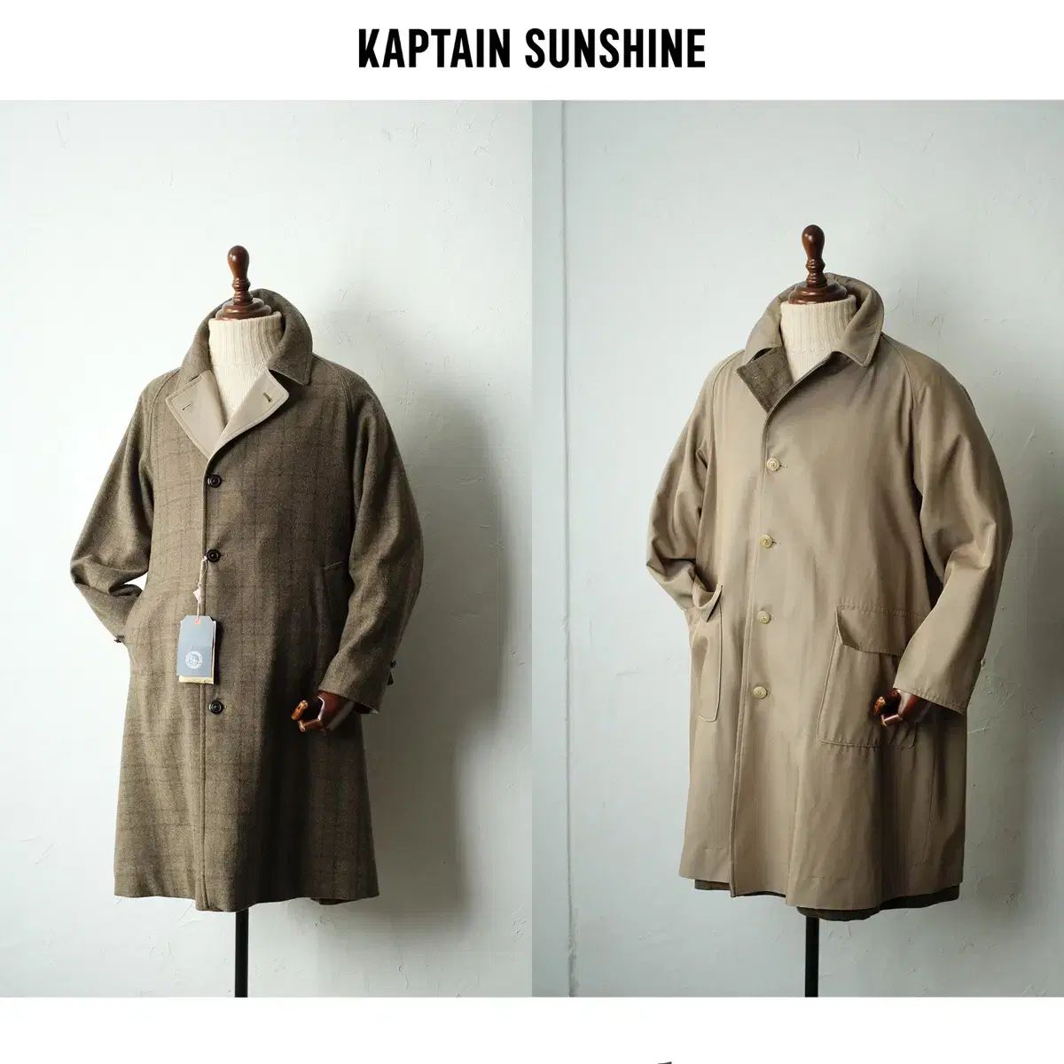 KAPTAIN SUNSHINE キャプテンサンシャイン リバーシブル チェスターフィールド コート 36 100 サイズ