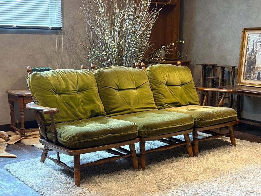 KOSUGA コスガ 3人掛けソファ セパレートソファ アンティーク YZ