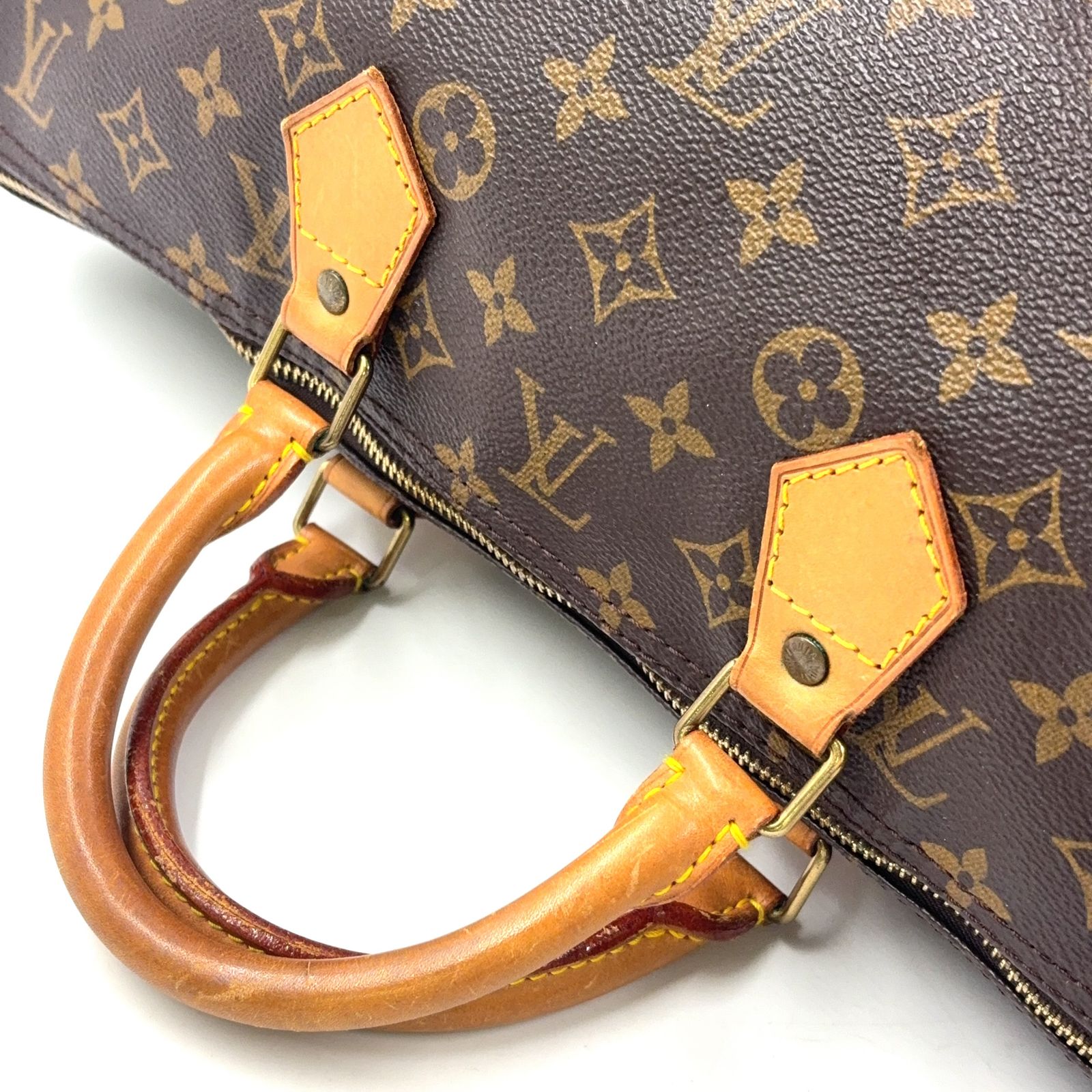 LOUIS VUITTON スピーディ40 モノグラム モノグラム レザー×PVC