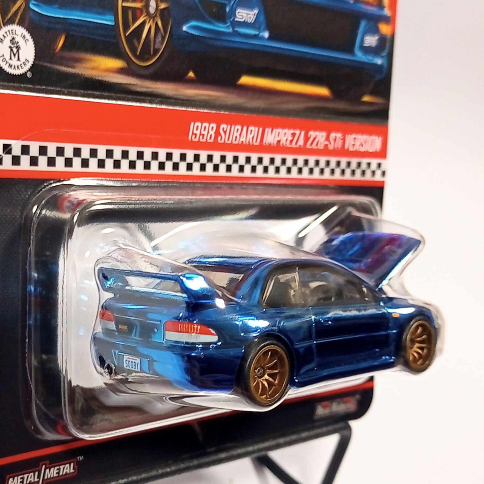 ホットウィール 1/64 RLC限定 1998 スバル インプレッサ 22B-STi