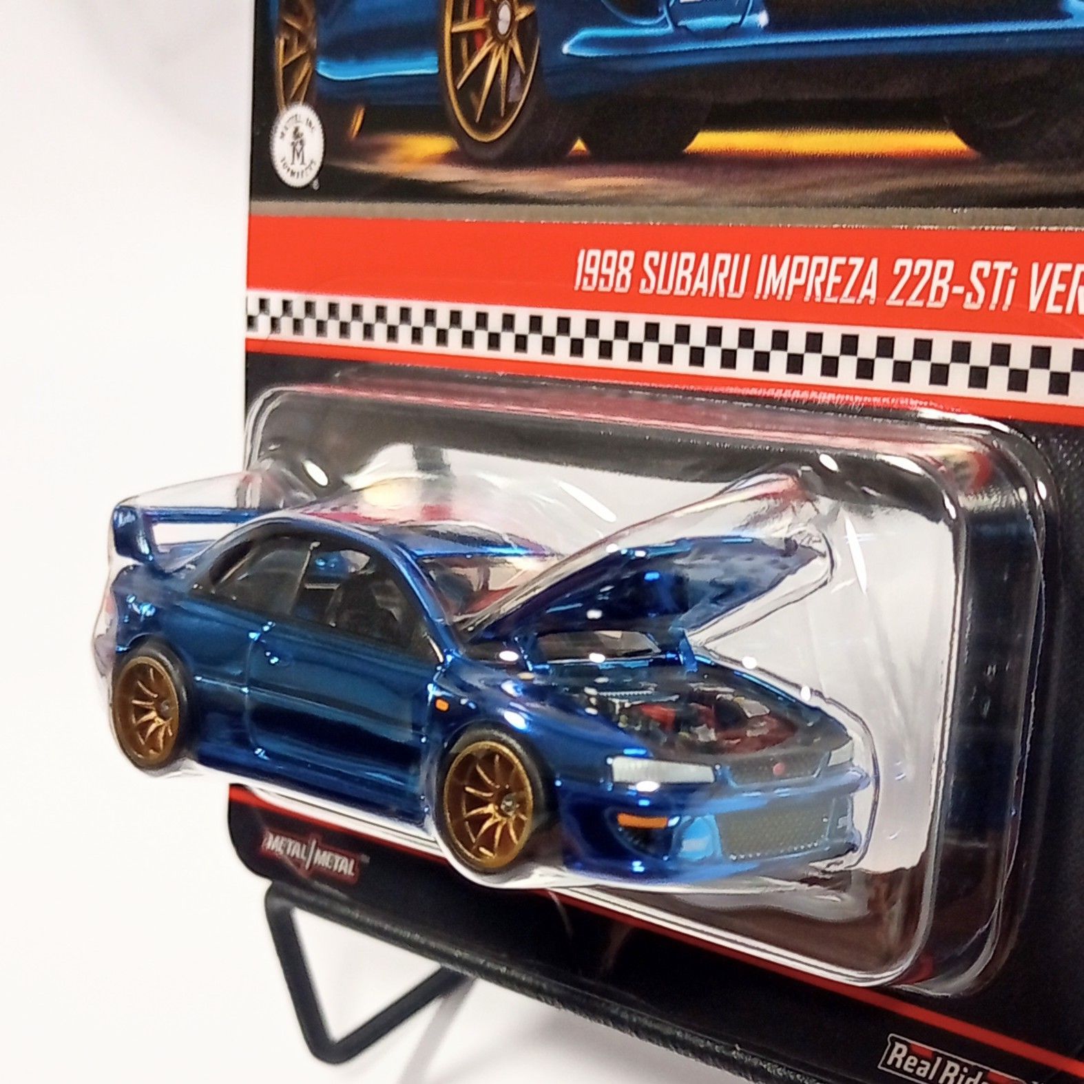 ホットウィール 1/64 RLC限定 1998 スバル インプレッサ 22B-STi