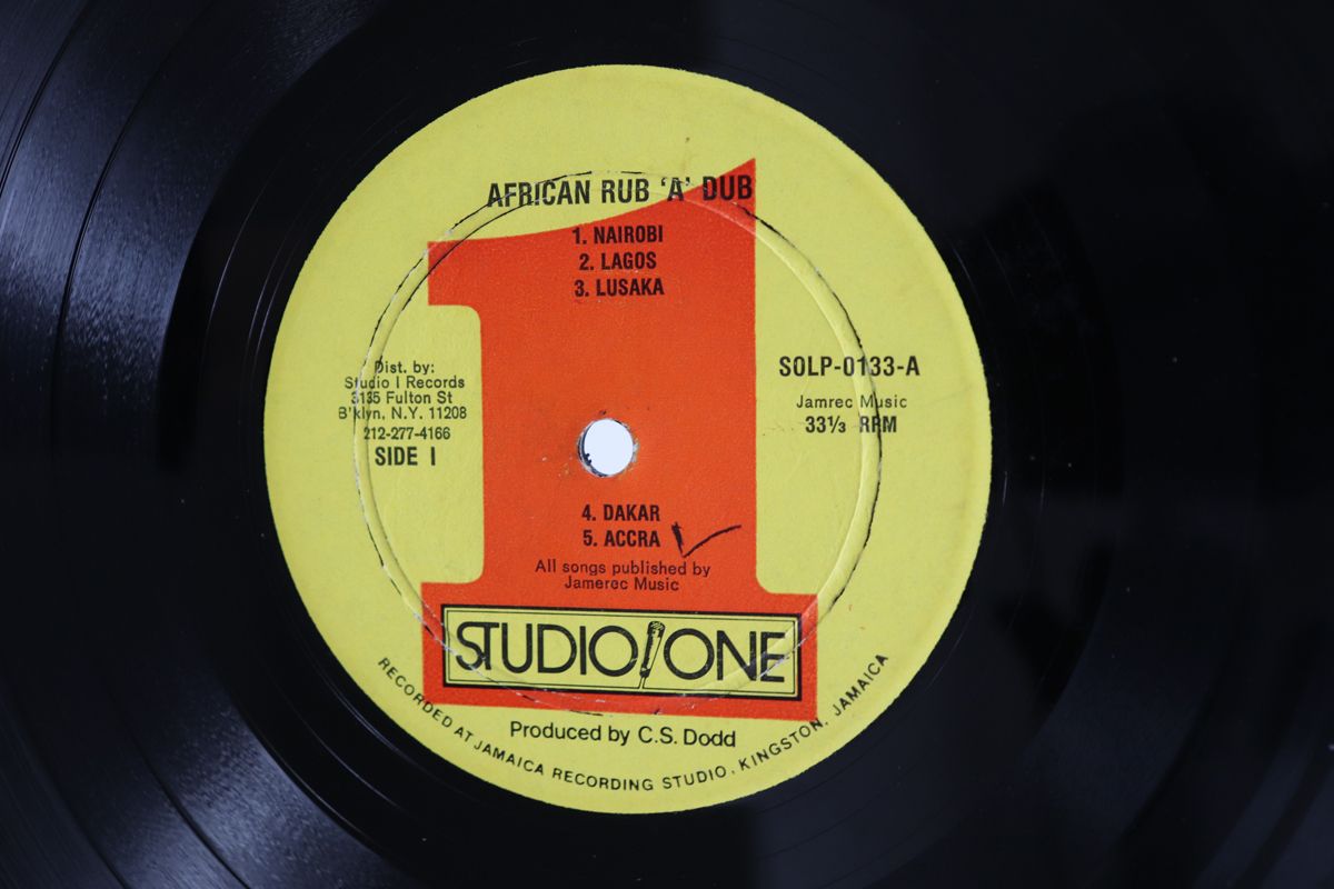 米LP Dub Specialist African Rub a Dub SOLP0133 STUDIO ONE UK 00260