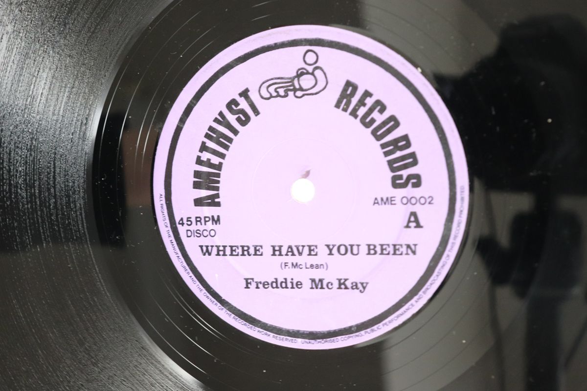 英12 Freddie McKay Where Have You Been Where Have You Been Dub Vers AME0002 Amethyst Records 00250