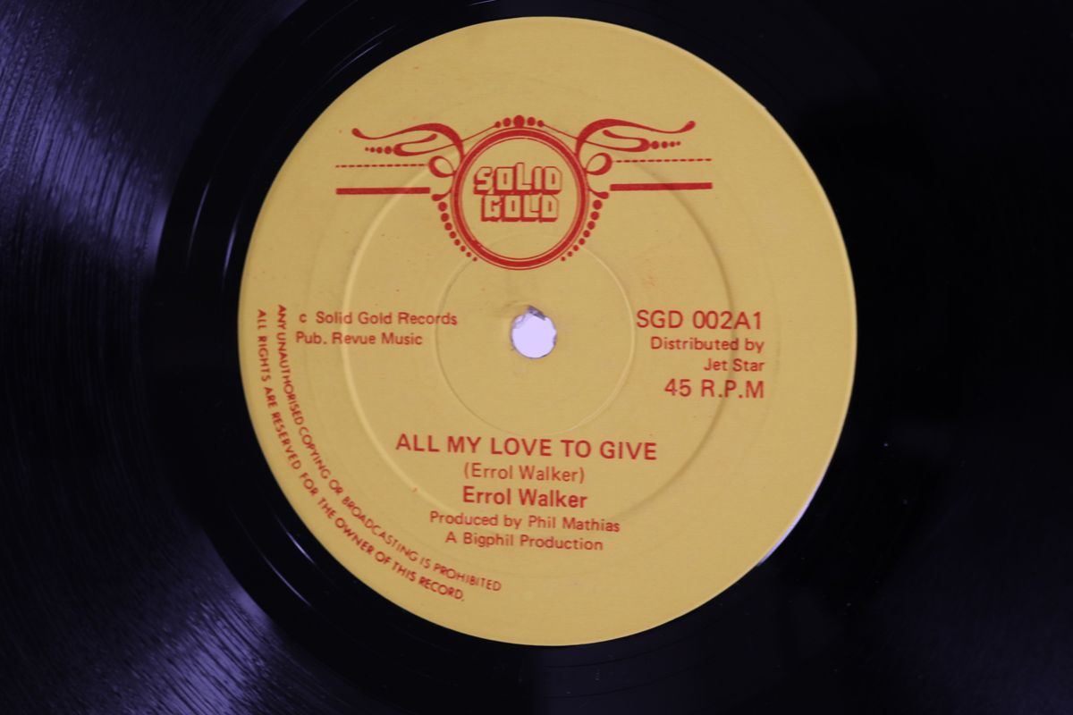 英12 Errol Walker All My Love To Give In These Times SGD002 SOLID GOLD 00250