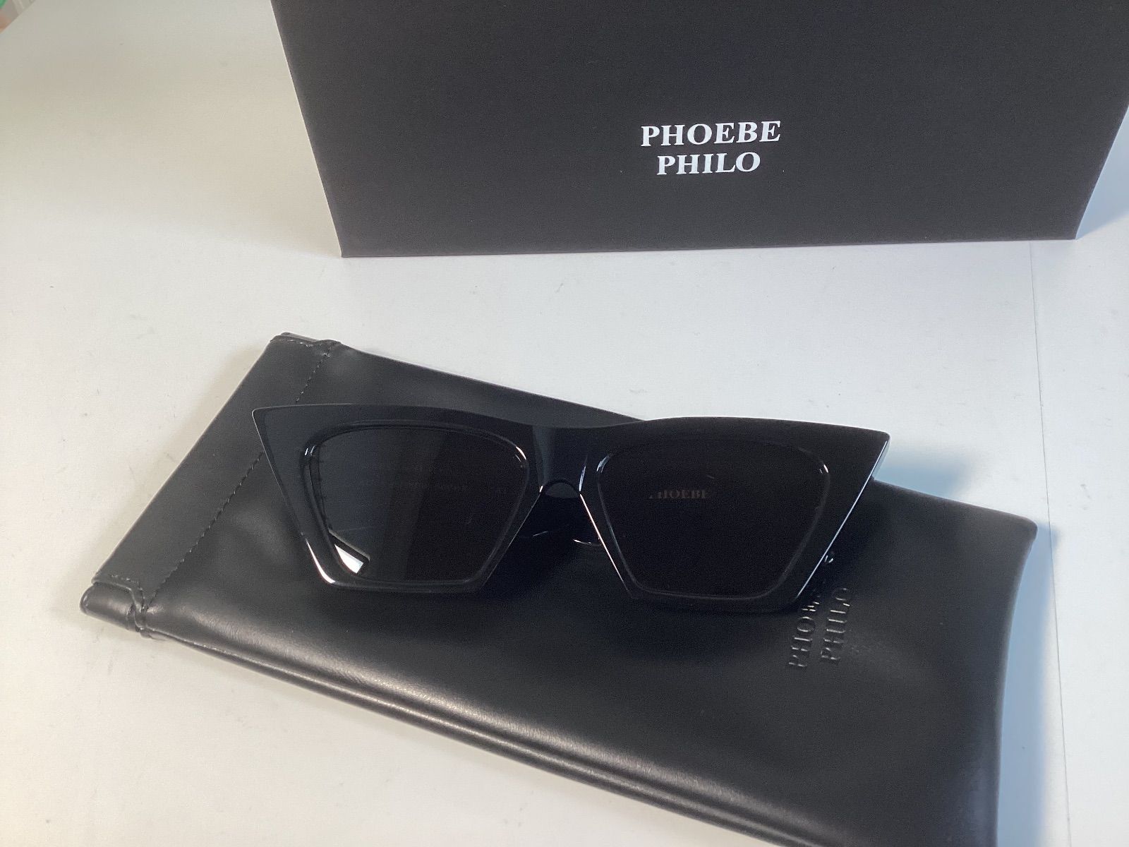 PHOEBE PHILO PEAK サングラス フィービーファイロ AD 11-AT 0002-900 BK