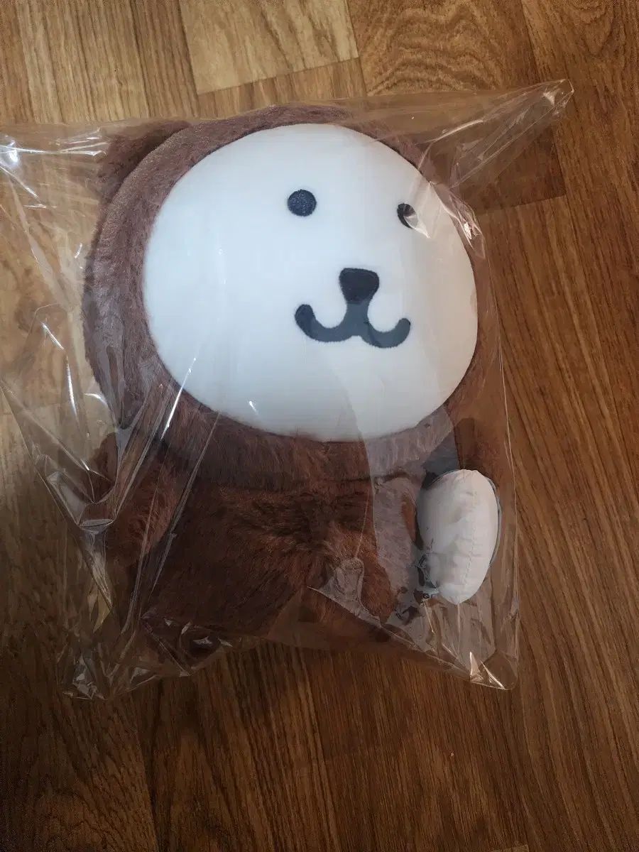 フラットフラット 枕 自分ツッコミくま 茶色