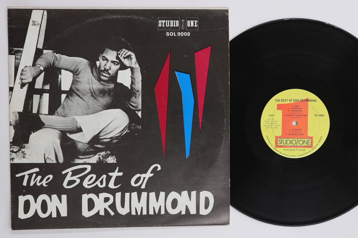 米LP Don Drummond Best Of Don Drummond SOL9008 STUDIO ONE /00260 DON DRUMMOND / BEST OF DON DRUMMOND [LP - SOL 9008]：REGGAE