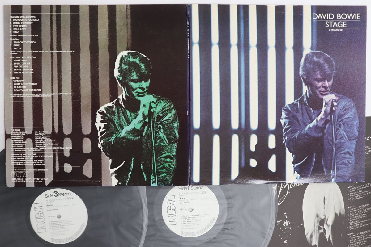 2discs LP デビッド ボウイー ステージ RCA914950PROMO RCA プロモ 00660