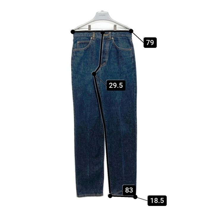 ☆KENZO JEANS ケンゾー ジーンズ 北斎タグ ボタンフライ テーパード