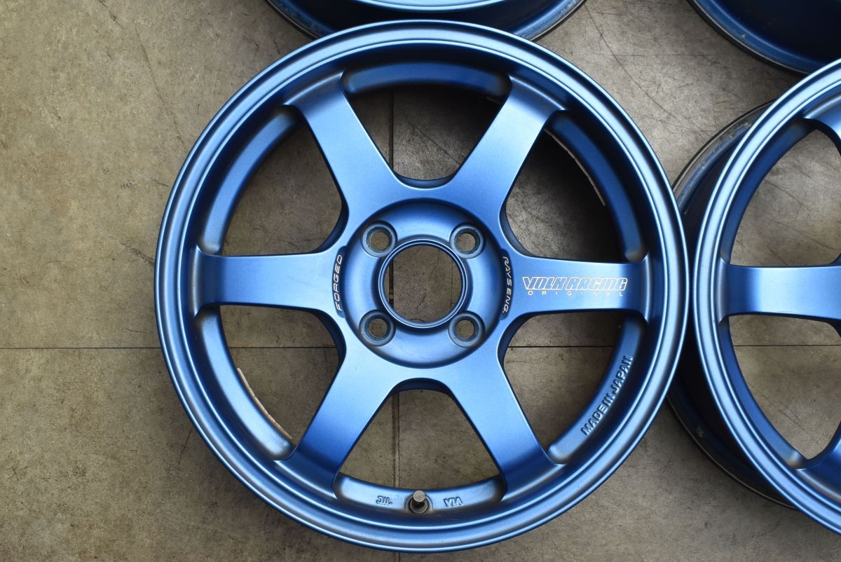  鍛造 モデル RAYS VOLK RACING TE 37 SONIC MD B 15 in 6 J 42 5 36 PCD 100 4本セット アクア ヤリス ヴィッツ スイフト FORGED 15インチ ホイール