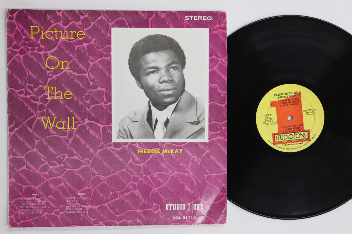 ジャマイカLP Freddie Mckay Picture On The Wall SOL01113 STUDIO ONE 00260
