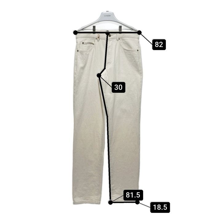 kenzo アーカイブ　北斎タグ　パンツ ☆KENZO JEANS ケンゾー ジーンズ 北斎タグ ボタンフライ テーパード