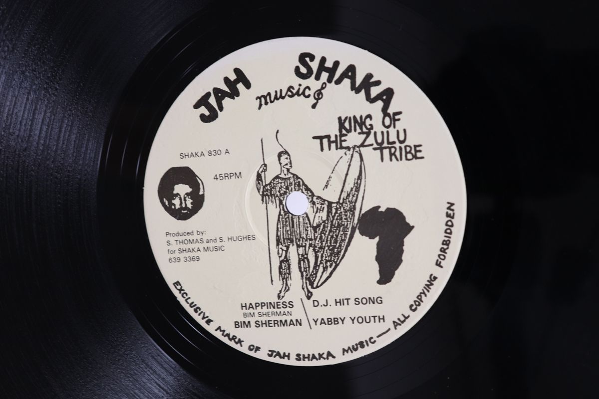 英12 Bim Sherman Yabby Youth Happiness SHAKA830 Jah Shaka Music 00250